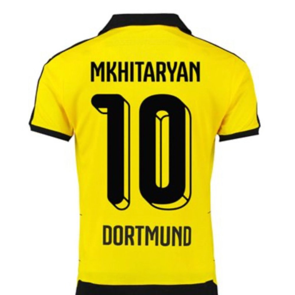2015-16 Borussia Dortmund Henrikh Mkhitaryan Kit